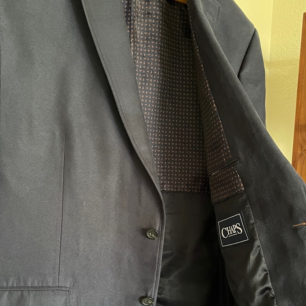 Chaps Men's Dark Blue/Gray Blazer